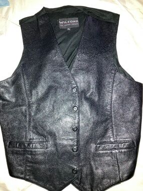 Leather vest